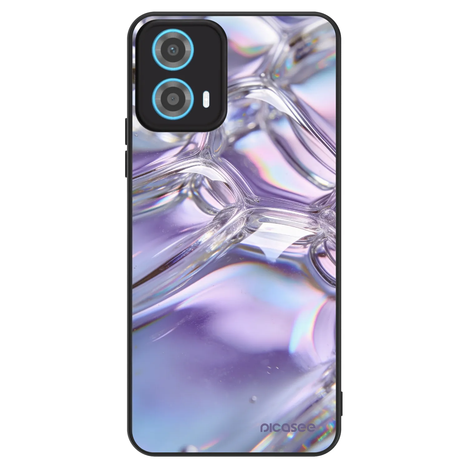 Picasee ULTIMATE CASE za Motorola Moto G34 5G - Iridescent bubbles