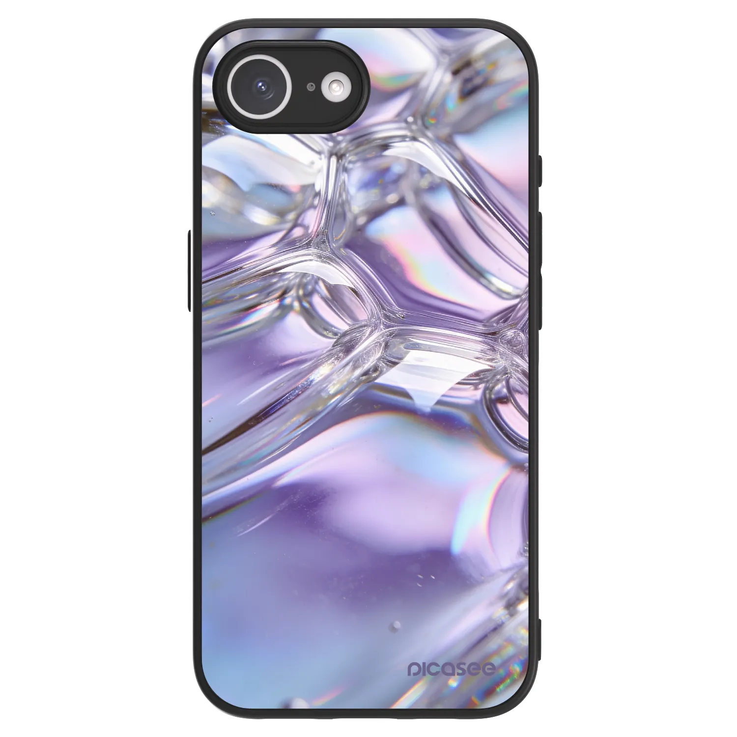 Picasee ULTIMATE CASE MagSafe za Apple iPhone 16e - Iridescent bubbles