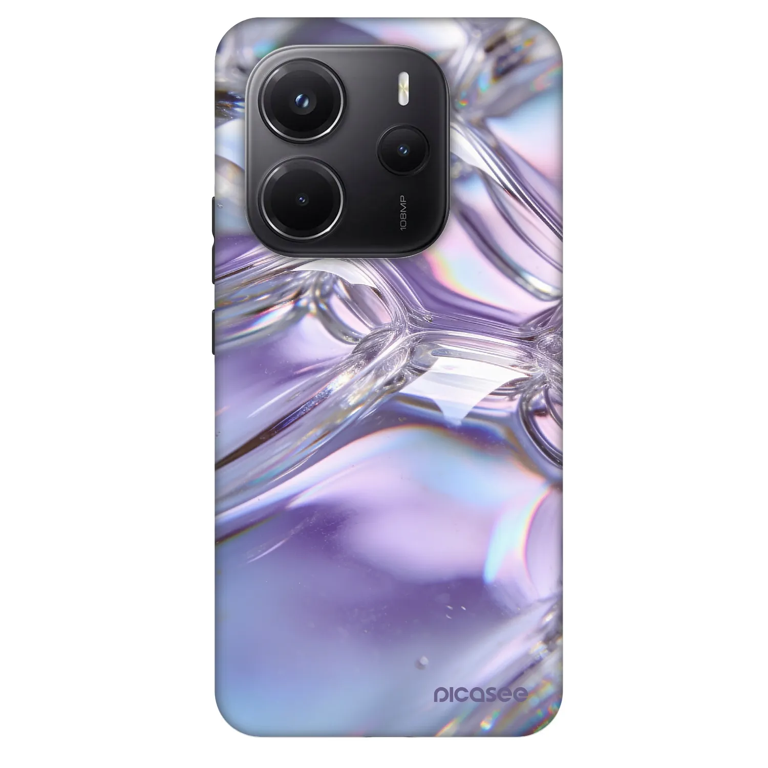 Picasee Fashion Case za Xiaomi Redmi Note 14 5G - Iridescent bubbles