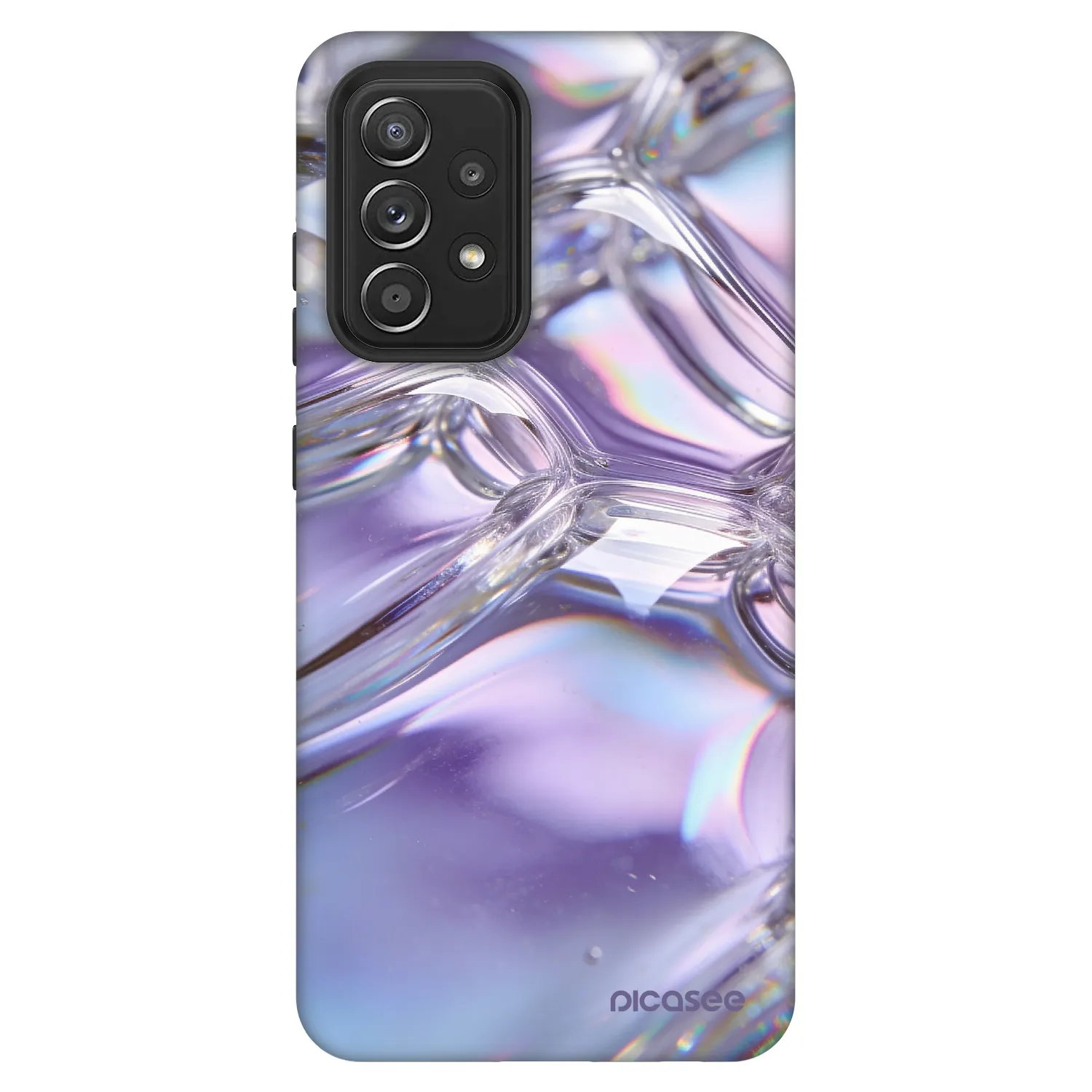 Picasee Fashion Case za Samsung Galaxy A52 5G A525F - Iridescent bubbles