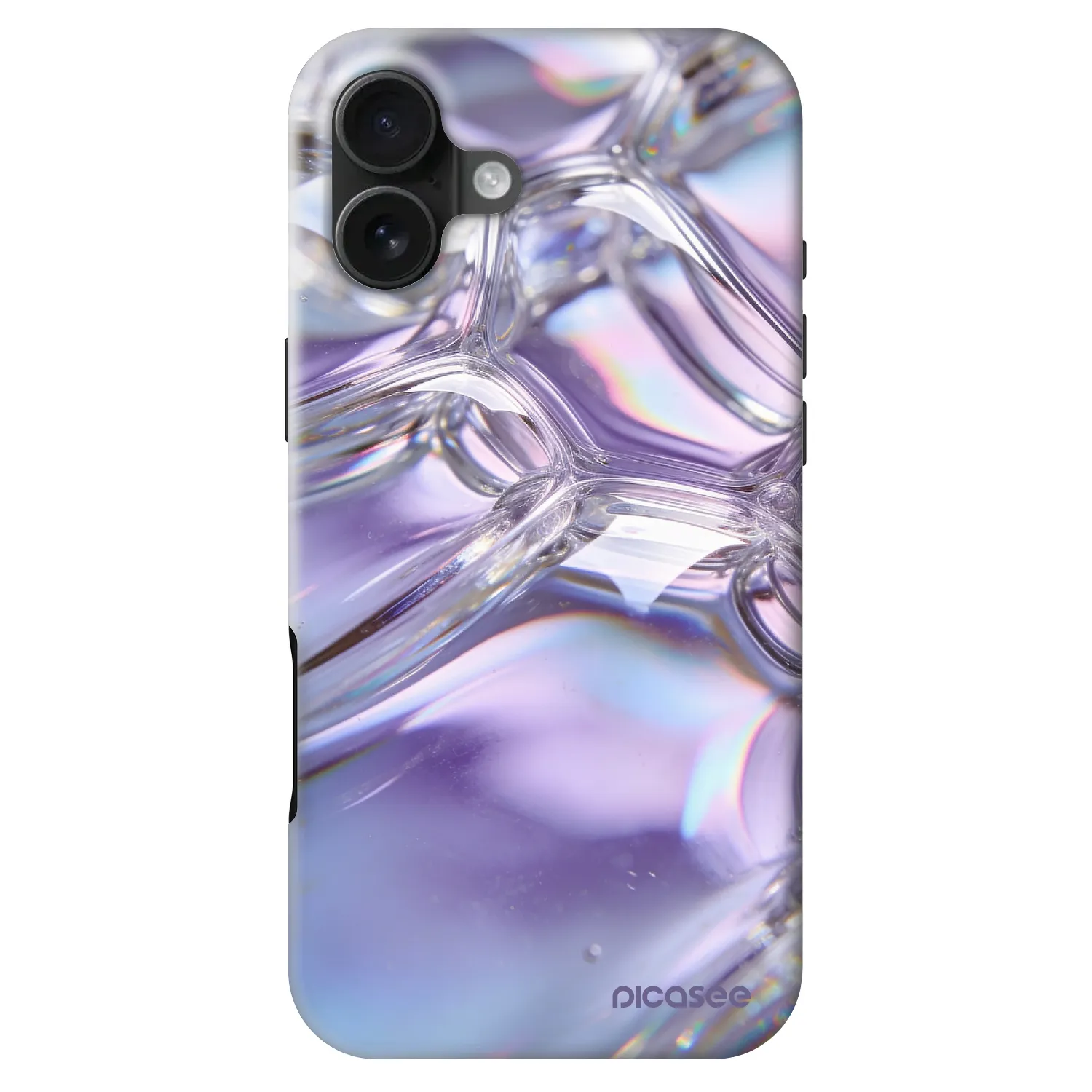 Picasee Fashion Case MagSafe za Apple iPhone 16 Plus - Iridescent bubbles
