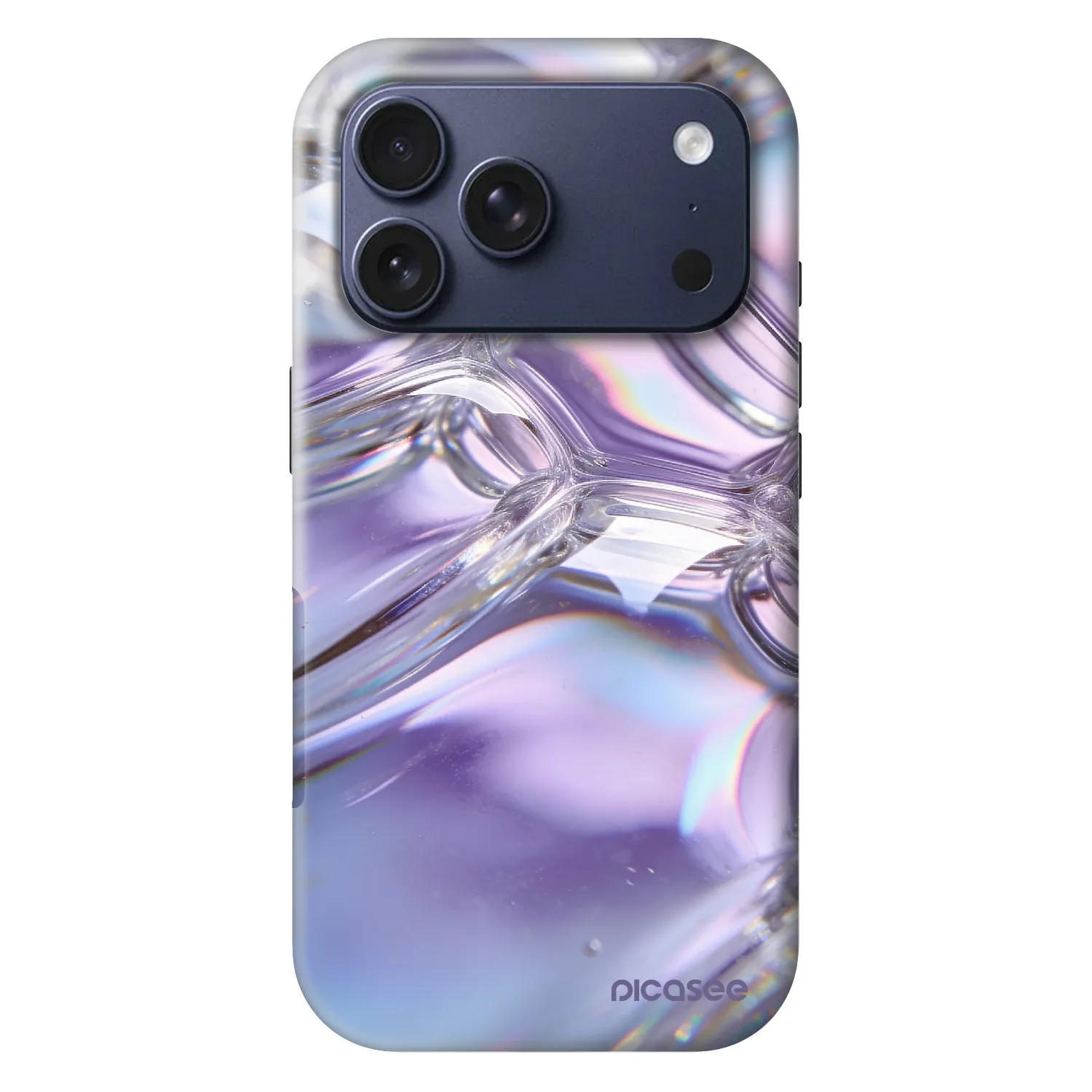 Picasee Fashion Case MagSafe za Apple iPhone 17 Pro - Iridescent bubbles