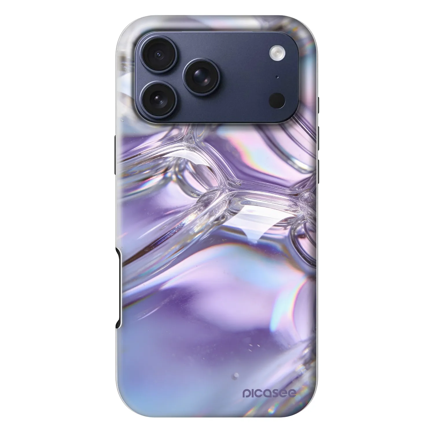 Picasee Fashion Case MagSafe za Apple iPhone 18 Pro Max - Iridescent bubbles
