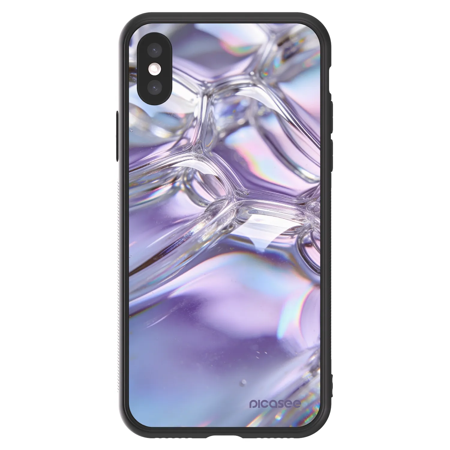 Picasee ULTIMATE CASE za Apple iPhone X/XS - Iridescent bubbles