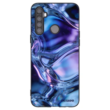 Picasee crna silikonska maskica za Realme 5 - Iris liquid