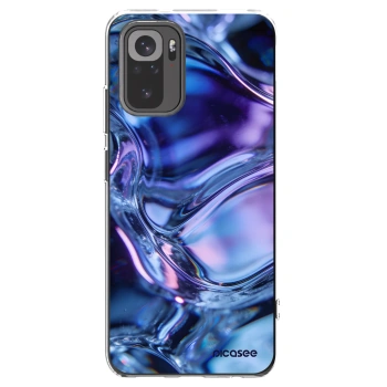 Picasee silikonska prozirna maskica za Xiaomi Redmi Note 10 - Iris liquid