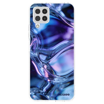 Picasee silikonska prozirna maskica za Samsung Galaxy A22 A225F 4G - Iris liquid