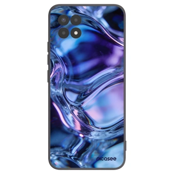 Picasee crna silikonska maskica za Realme 8i - Iris liquid