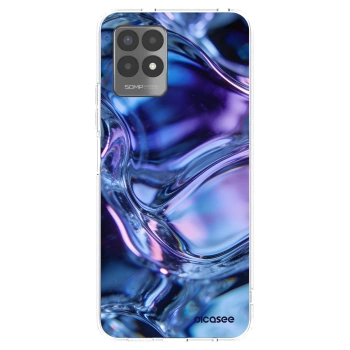 Picasee silikonska prozirna maskica za Realme 8i - Iris liquid