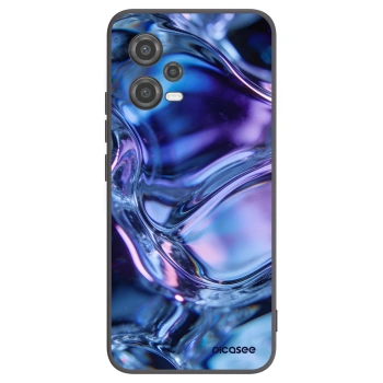 Picasee crna silikonska maskica za Xiaomi Poco X5 - Iris liquid