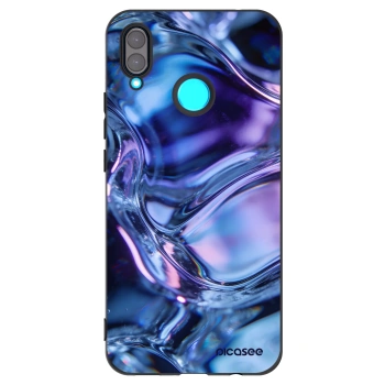 Picasee crna silikonska maskica za Huawei Nova 3 - Iris liquid
