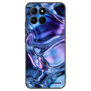 Picasee crna silikonska maskica za Honor 70 Lite - Iris liquid