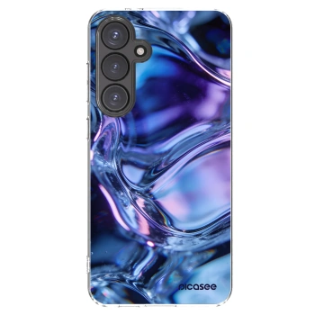 Picasee silikonska prozirna maskica za Samsung Galaxy S24 FE S721B - Iris liquid