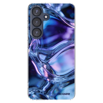 Picasee silikonska prozirna maskica za Samsung Galaxy S25 5G - Iris liquid