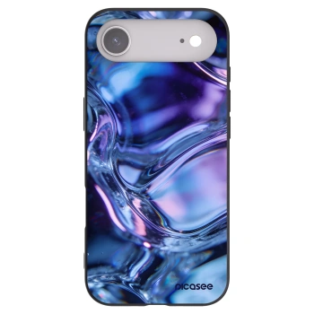 Picasee crna silikonska maskica za Apple iPhone Air - Iris liquid