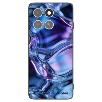 Picasee crna silikonska maskica za Motorola Edge 60 Pro - Iris liquid