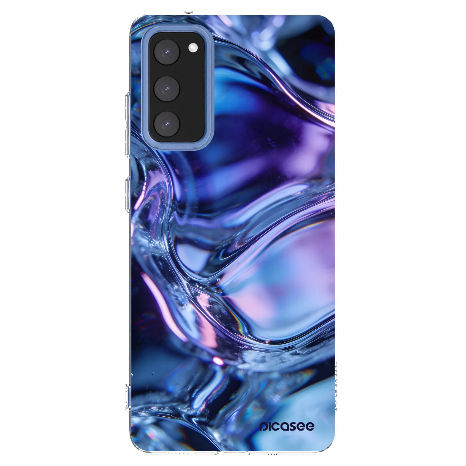 Picasee silikonska prozirna maskica za Samsung Galaxy S20 FE - Iris liquid