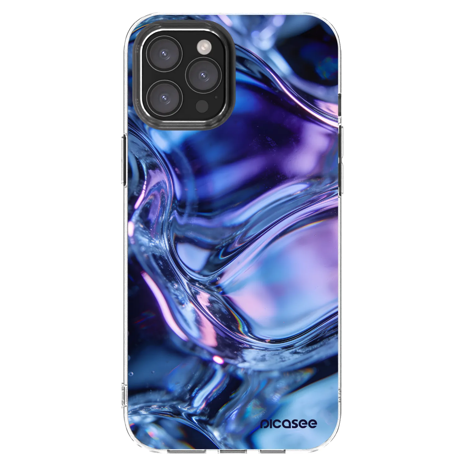 Picasee silikonska prozirna maskica za Apple iPhone 12 Pro Max - Iris liquid