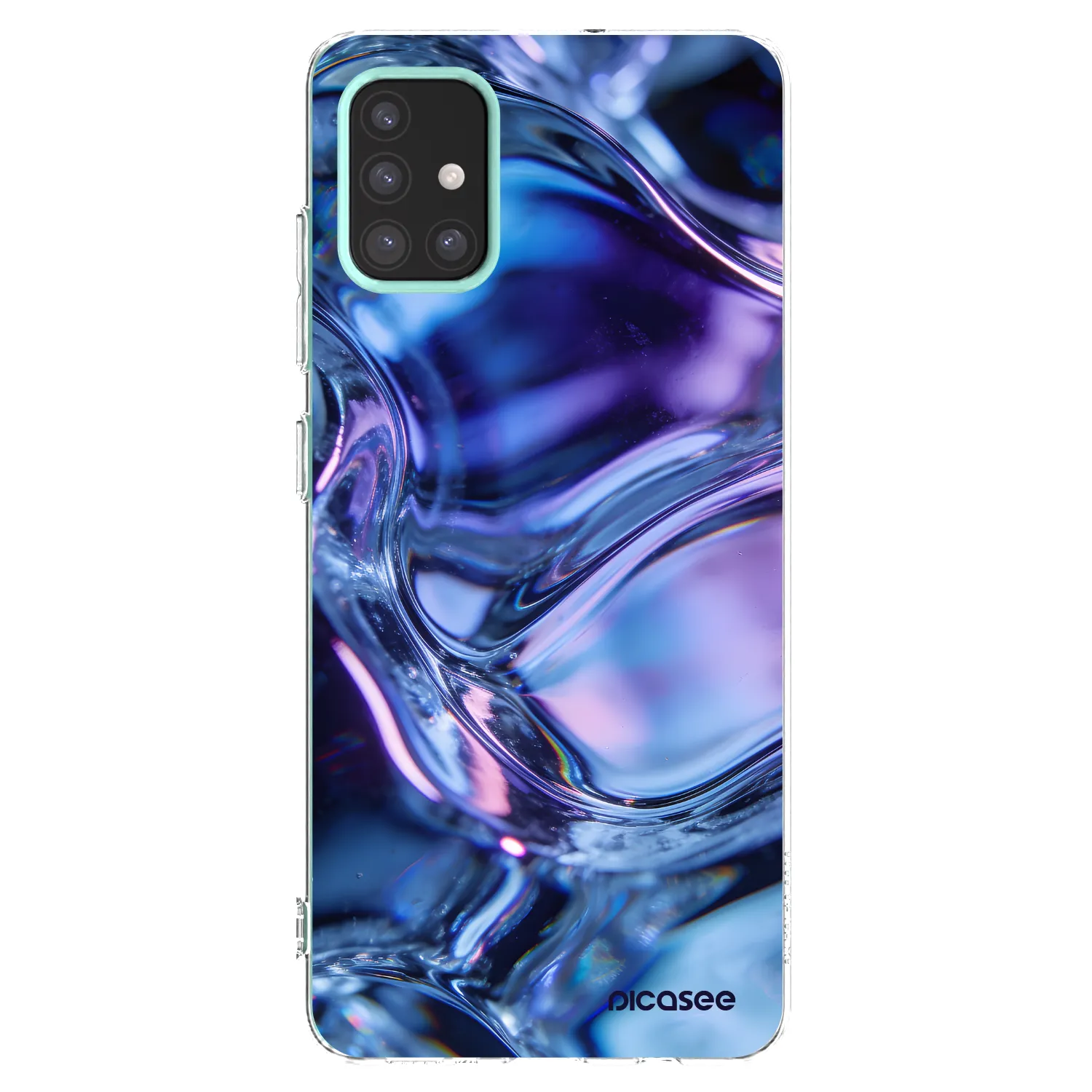 Picasee silikonska prozirna maskica za Samsung Galaxy M31s - Iris liquid