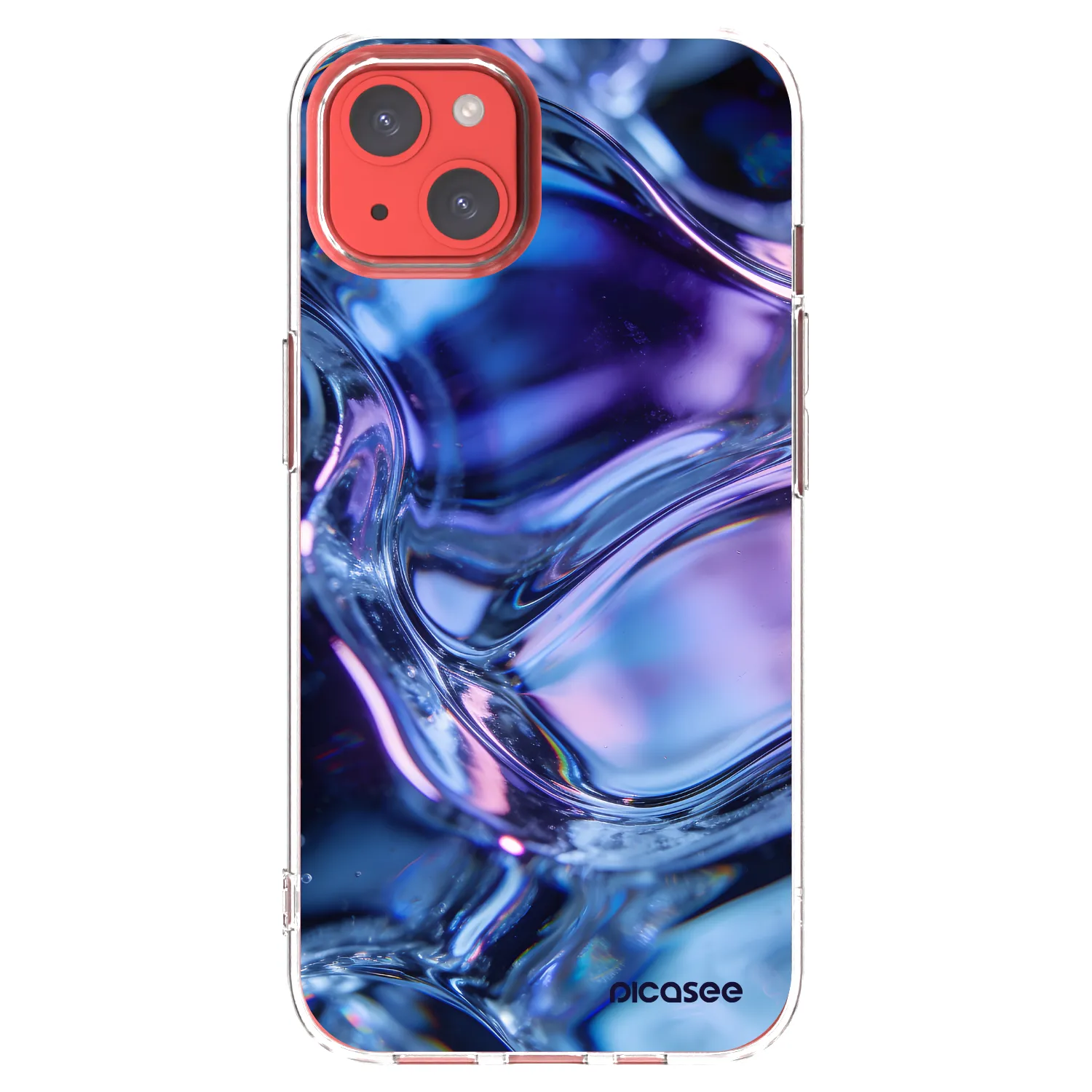Picasee silikonska prozirna maskica za Apple iPhone 13 - Iris liquid