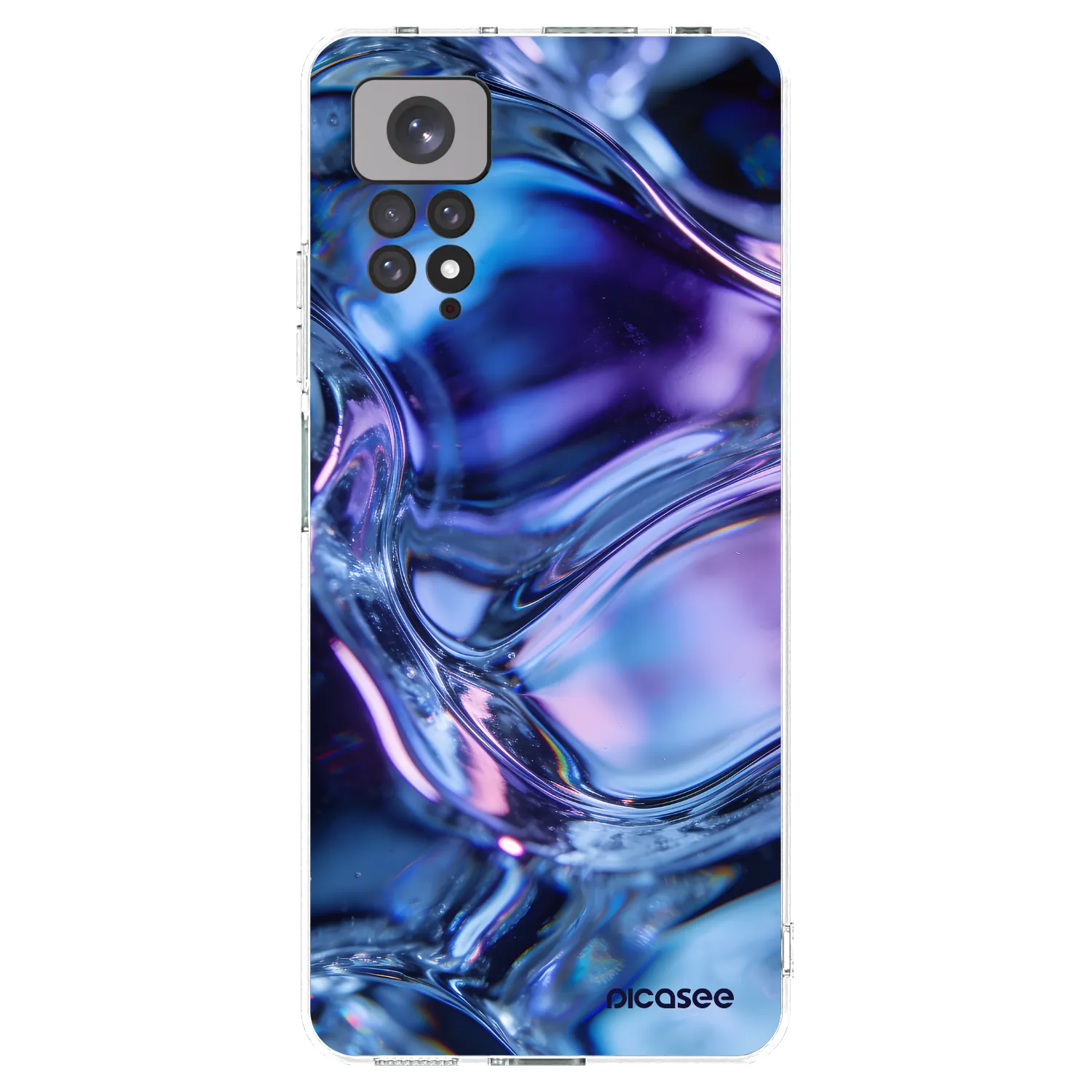 Picasee silikonska prozirna maskica za Xiaomi Redmi Note 11 - Iris liquid