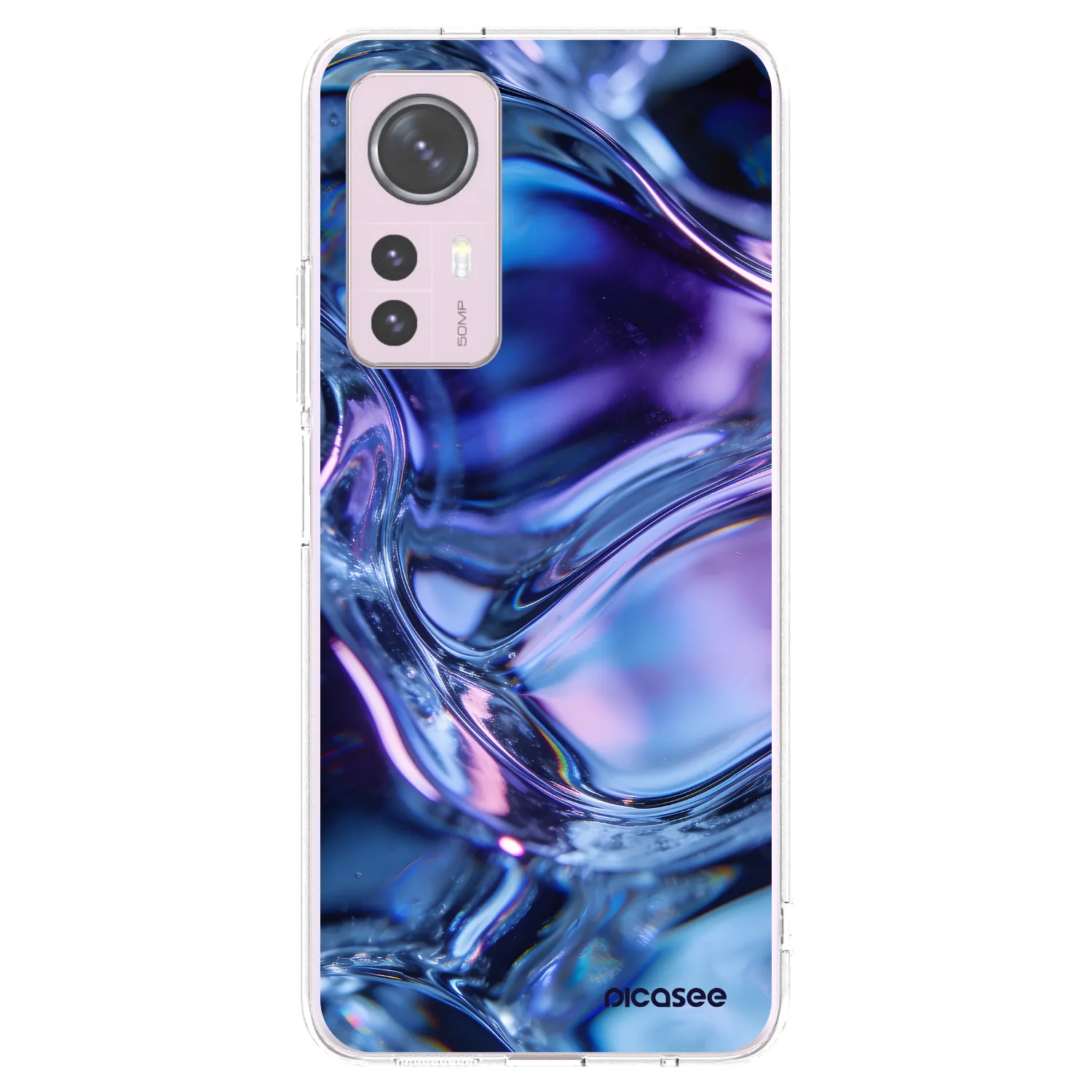 Picasee silikonska prozirna maskica za Xiaomi 12 - Iris liquid