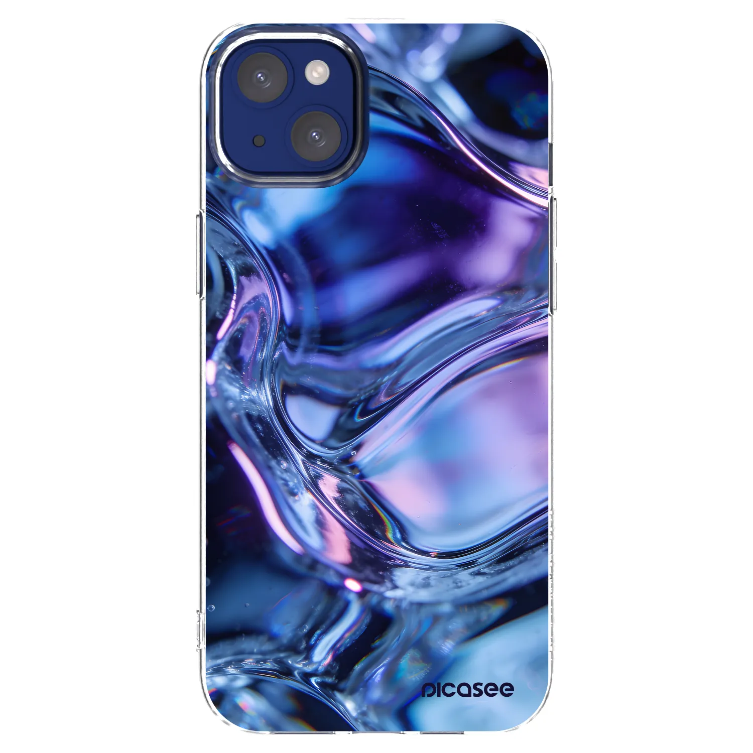 Picasee silikonska prozirna maskica za Apple iPhone 14 Plus - Iris liquid
