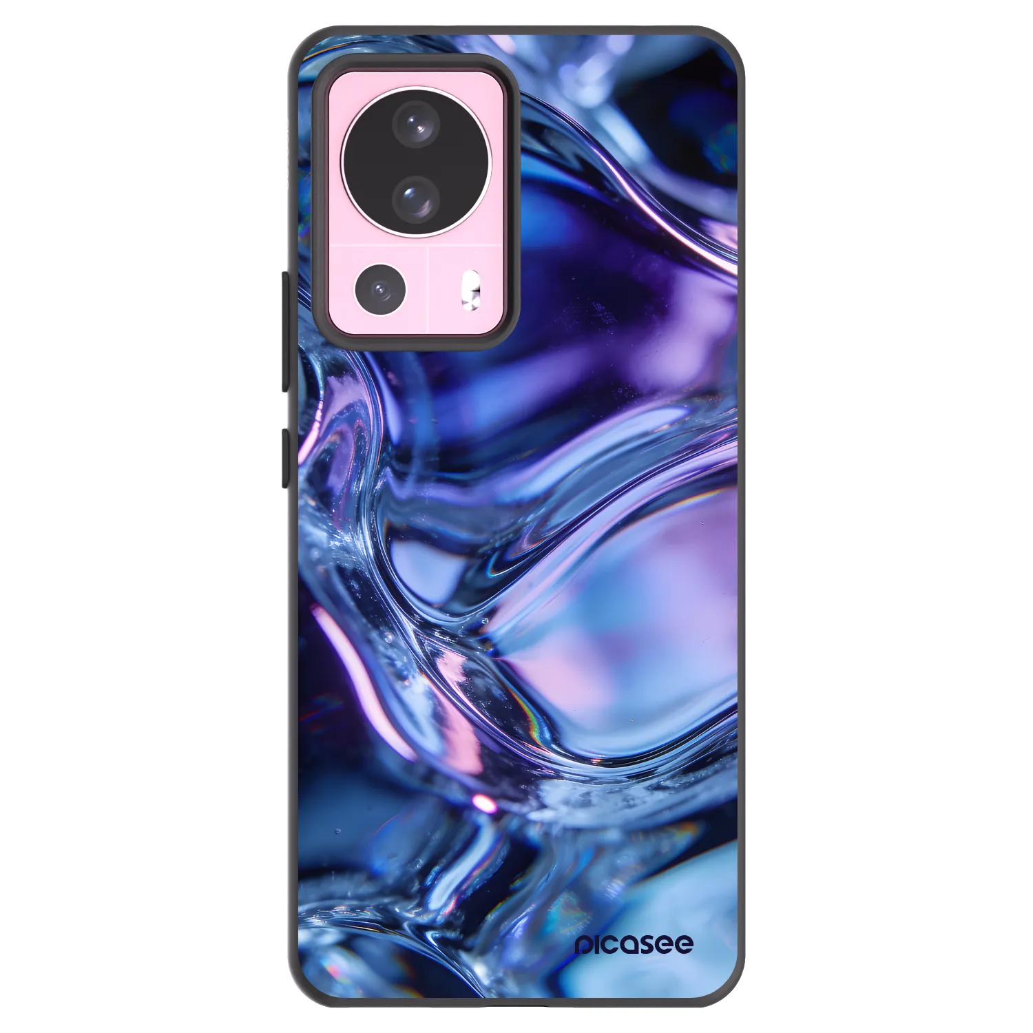 Picasee crna silikonska maskica za Xiaomi 13 Lite - Iris liquid
