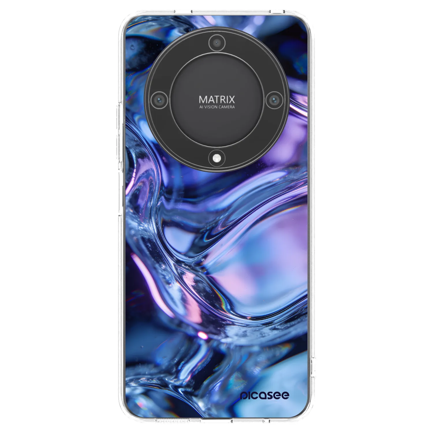 Picasee silikonska prozirna maskica za Honor Magic5 Lite 5G - Iris liquid