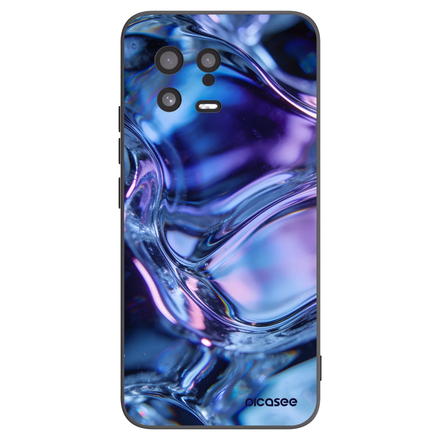 Picasee crna silikonska maskica za Xiaomi 13 - Iris liquid