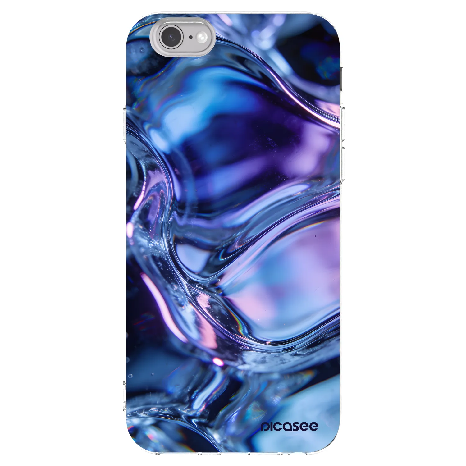 Picasee silikonska prozirna maskica za Apple iPhone 6/6S - Iris liquid