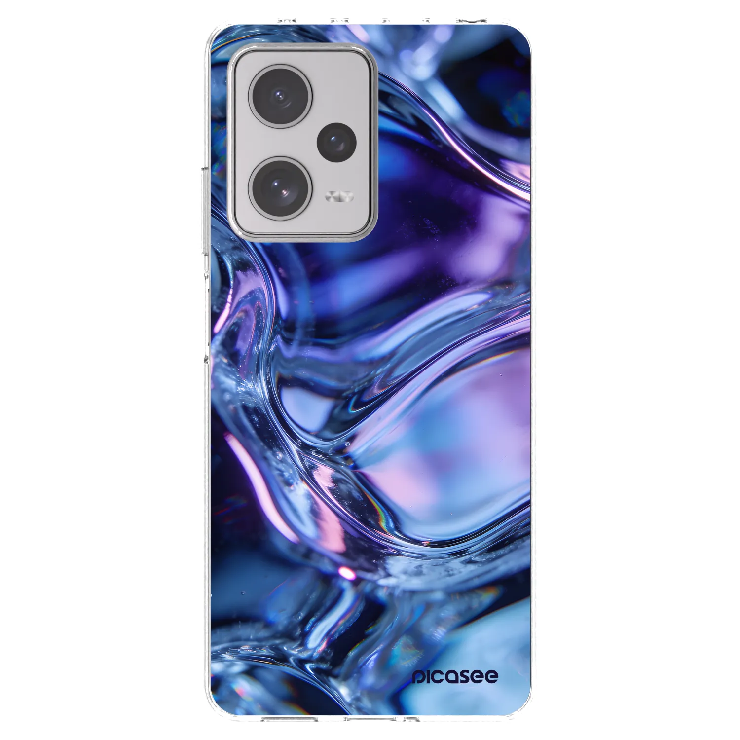 Picasee silikonska prozirna maskica za Xiaomi Redmi Note 12 Pro+ 5G - Iris liquid