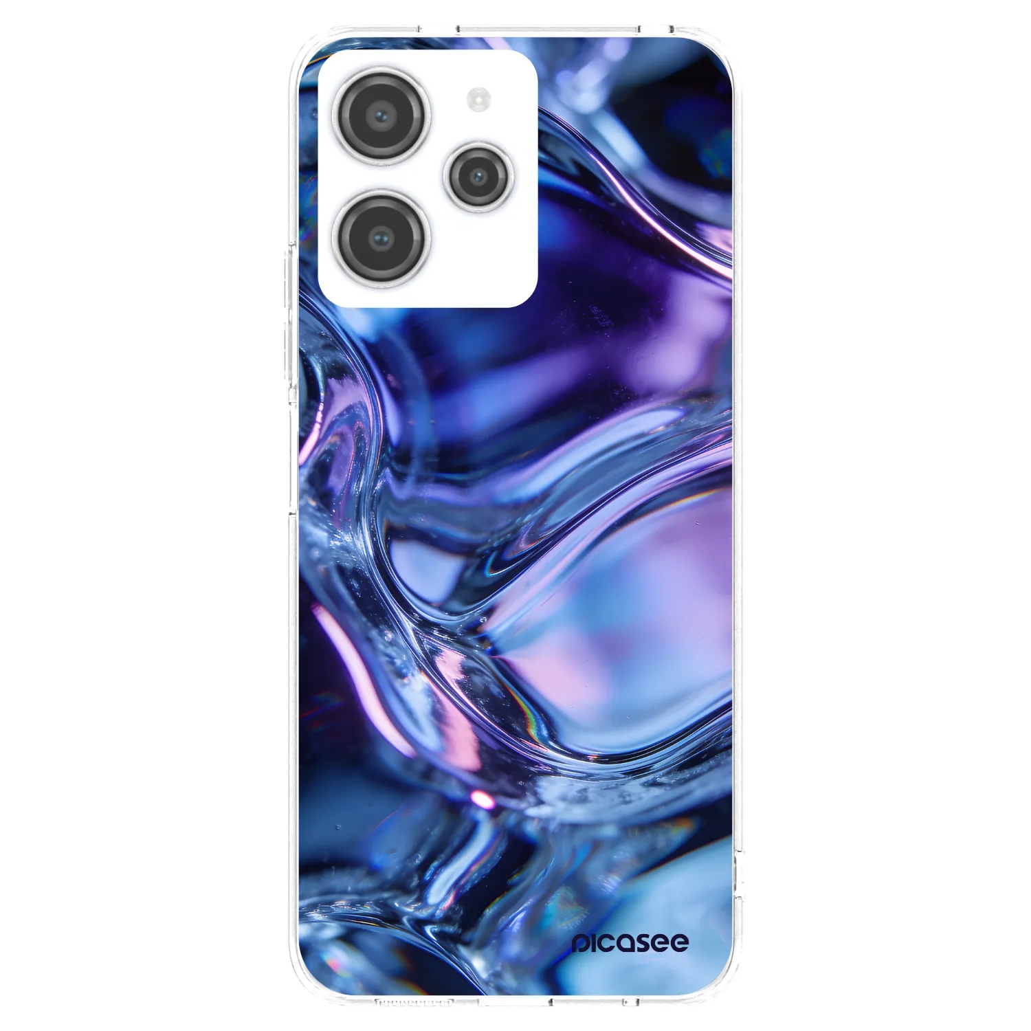 Picasee silikonska prozirna maskica za Xiaomi Redmi 12 4G - Iris liquid