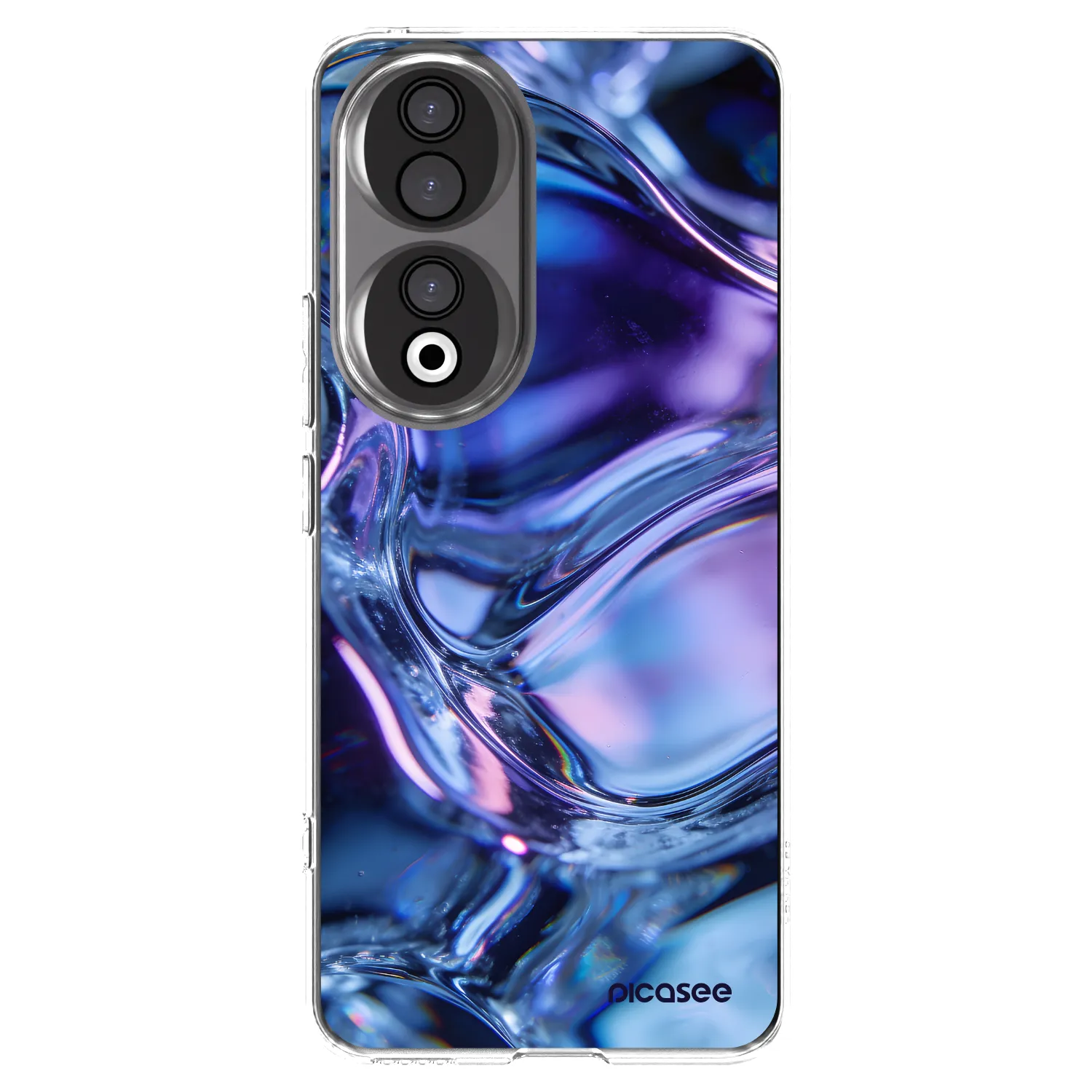 Picasee silikonska prozirna maskica za Honor 90 5G - Iris liquid