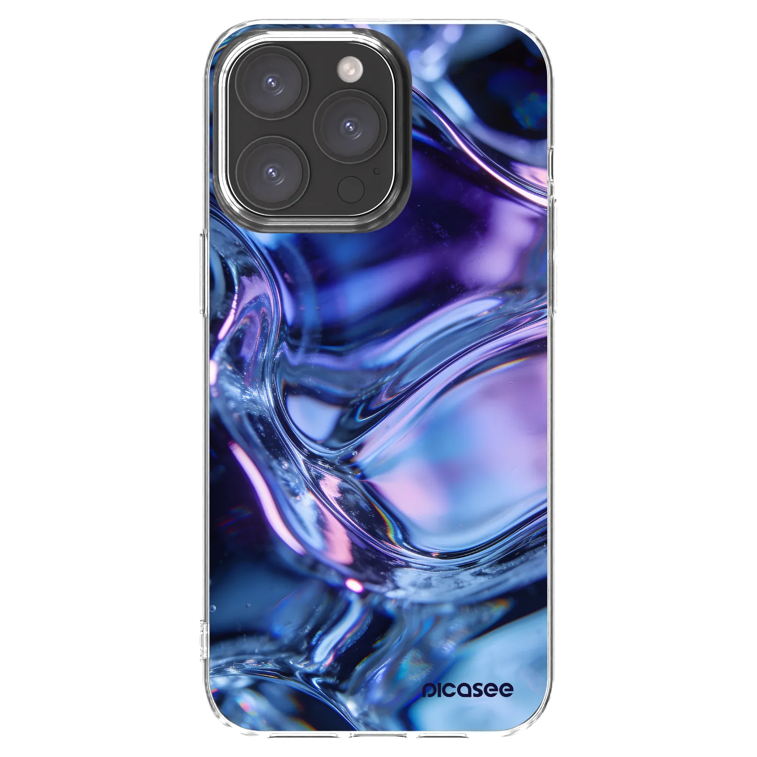 Picasee silikonska prozirna maskica za Apple iPhone 15 Pro Max - Iris liquid
