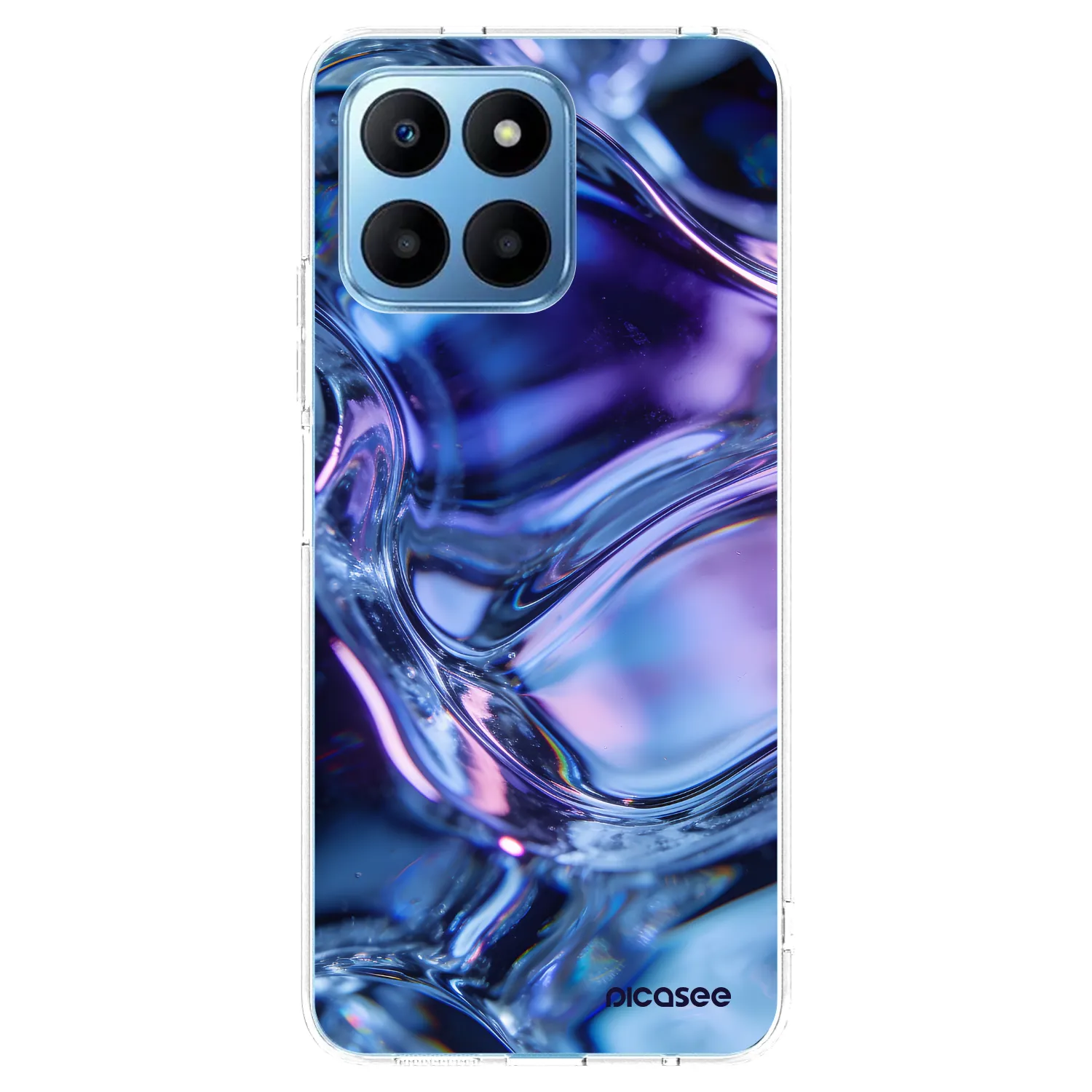 Picasee silikonska prozirna maskica za Honor 70 Lite - Iris liquid
