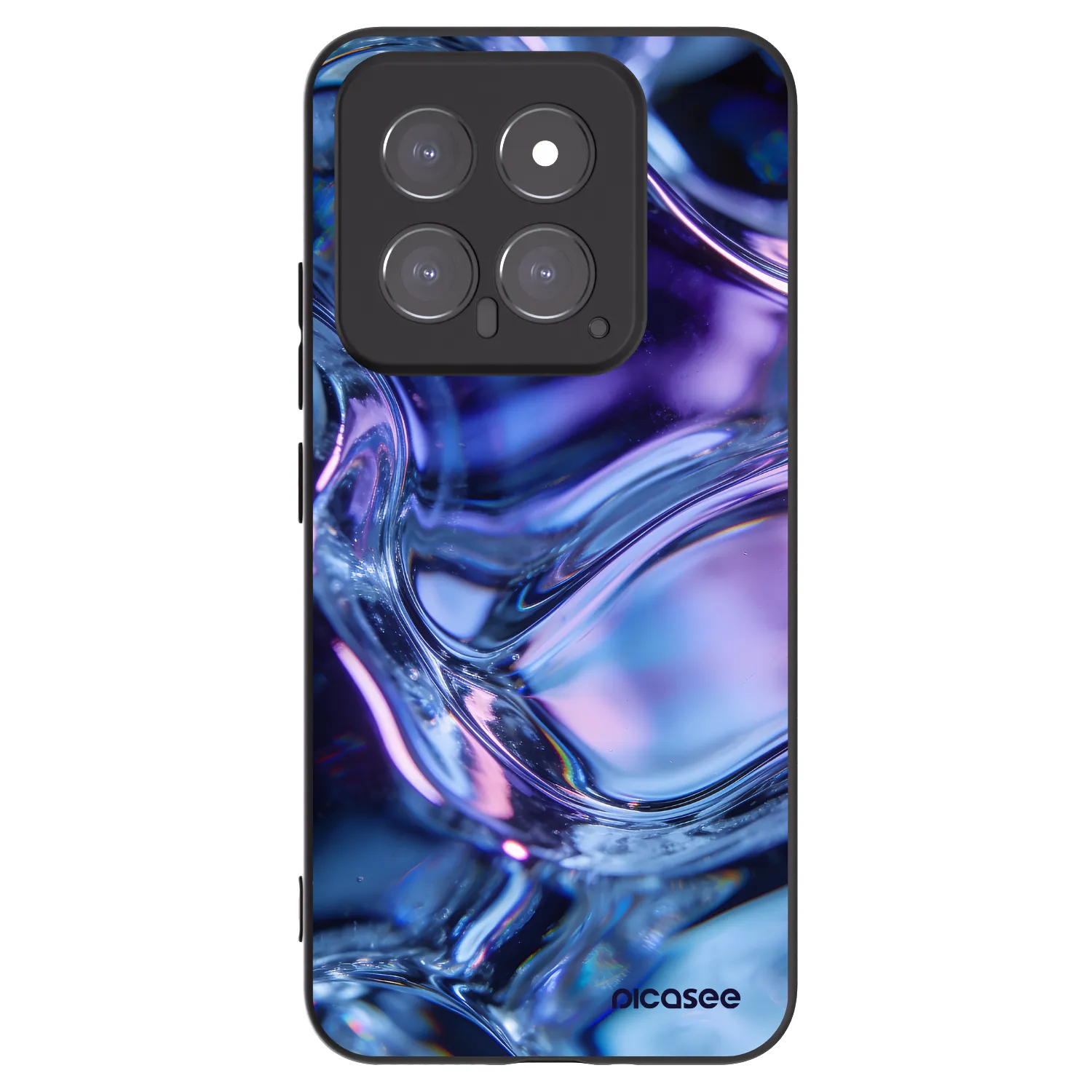 Picasee crna silikonska maskica za Xiaomi 14 - Iris liquid