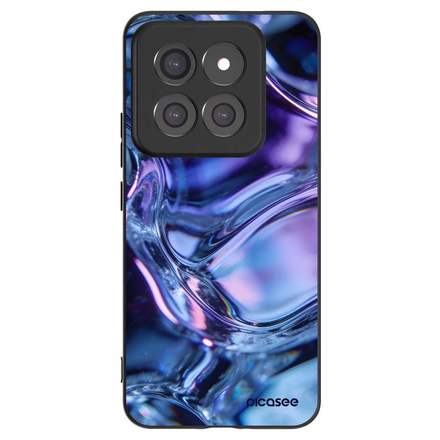 Picasee crna silikonska maskica za Xiaomi 14 Pro - Iris liquid
