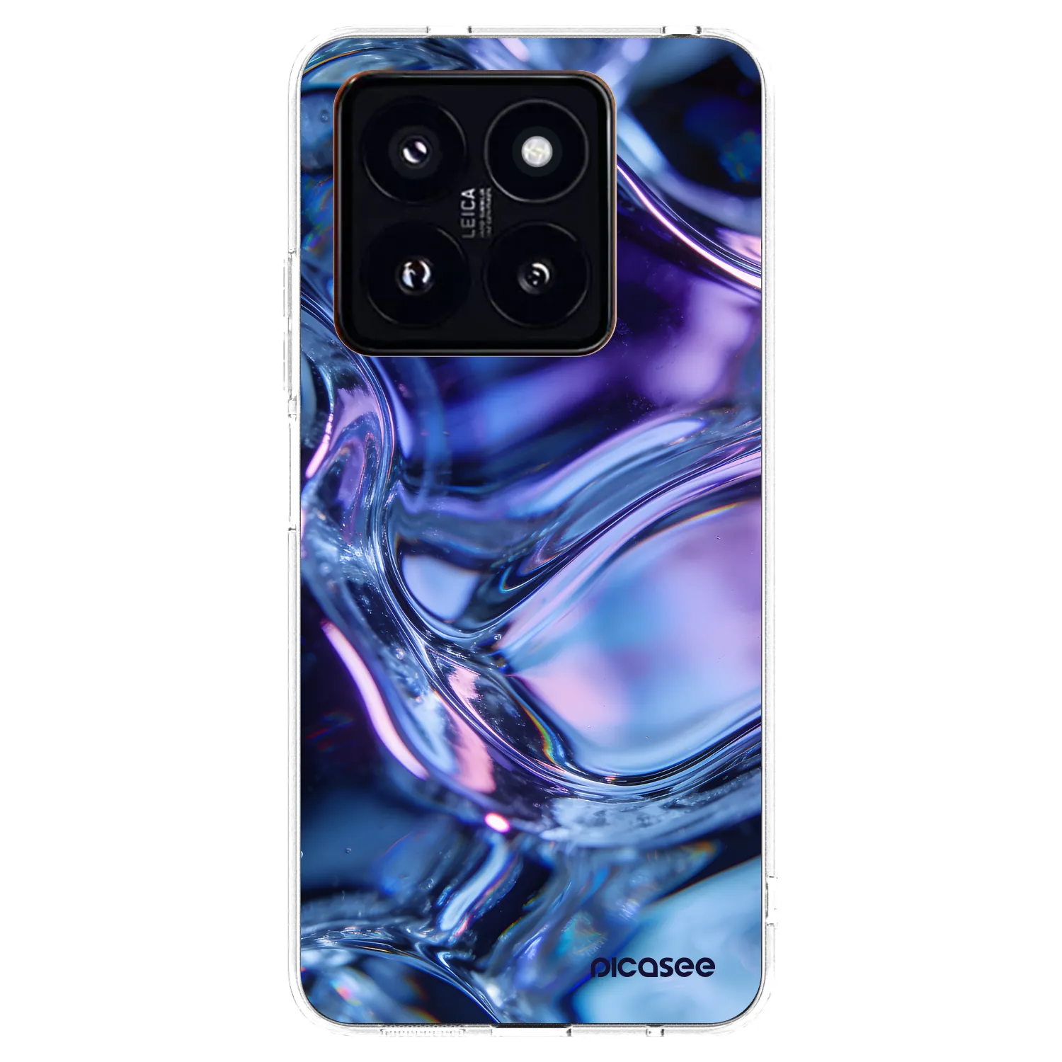 Picasee silikonska prozirna maskica za Xiaomi 14 Pro - Iris liquid