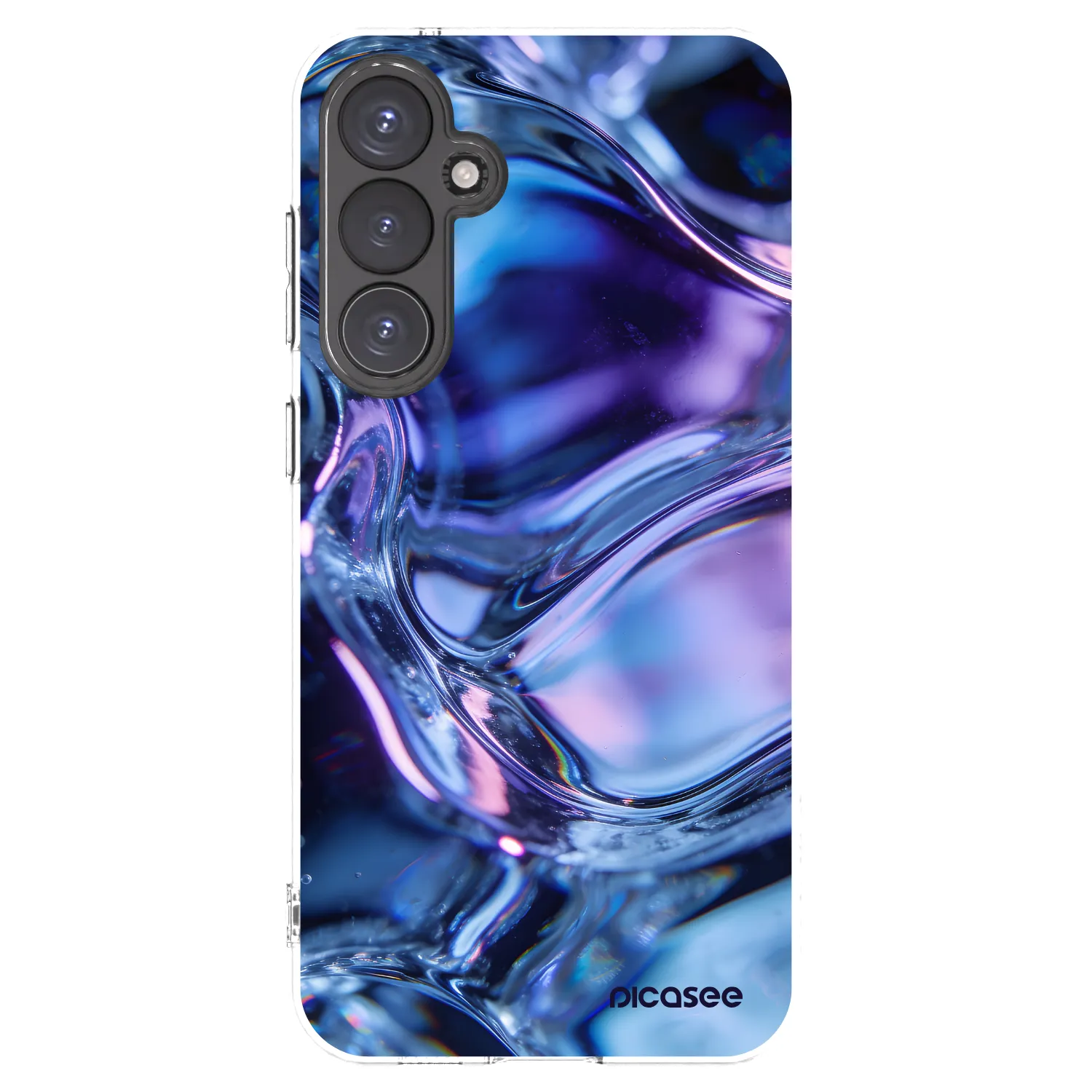 Picasee silikonska prozirna maskica za Samsung Galaxy S23 FE S711B - Iris liquid