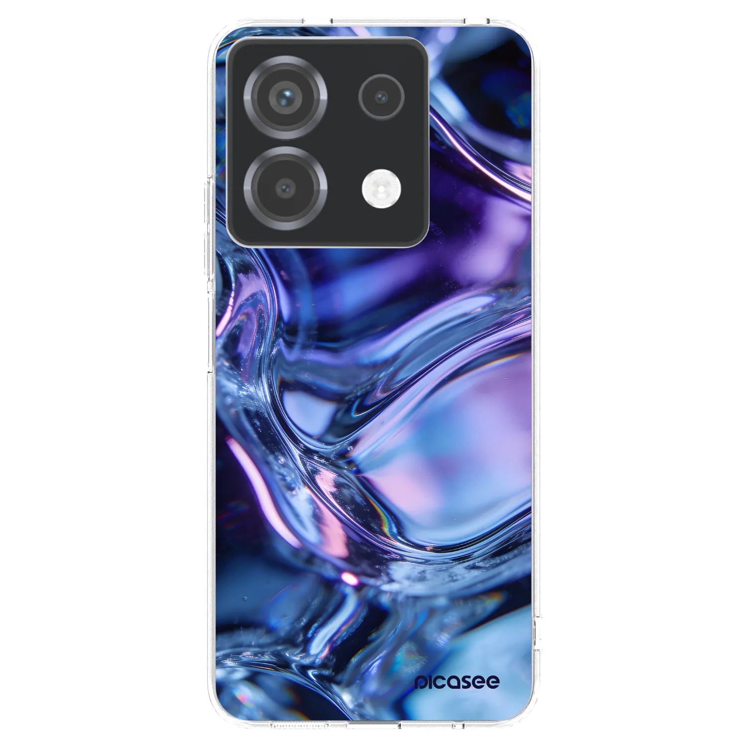Picasee silikonska prozirna maskica za Xiaomi Poco X6 - Iris liquid