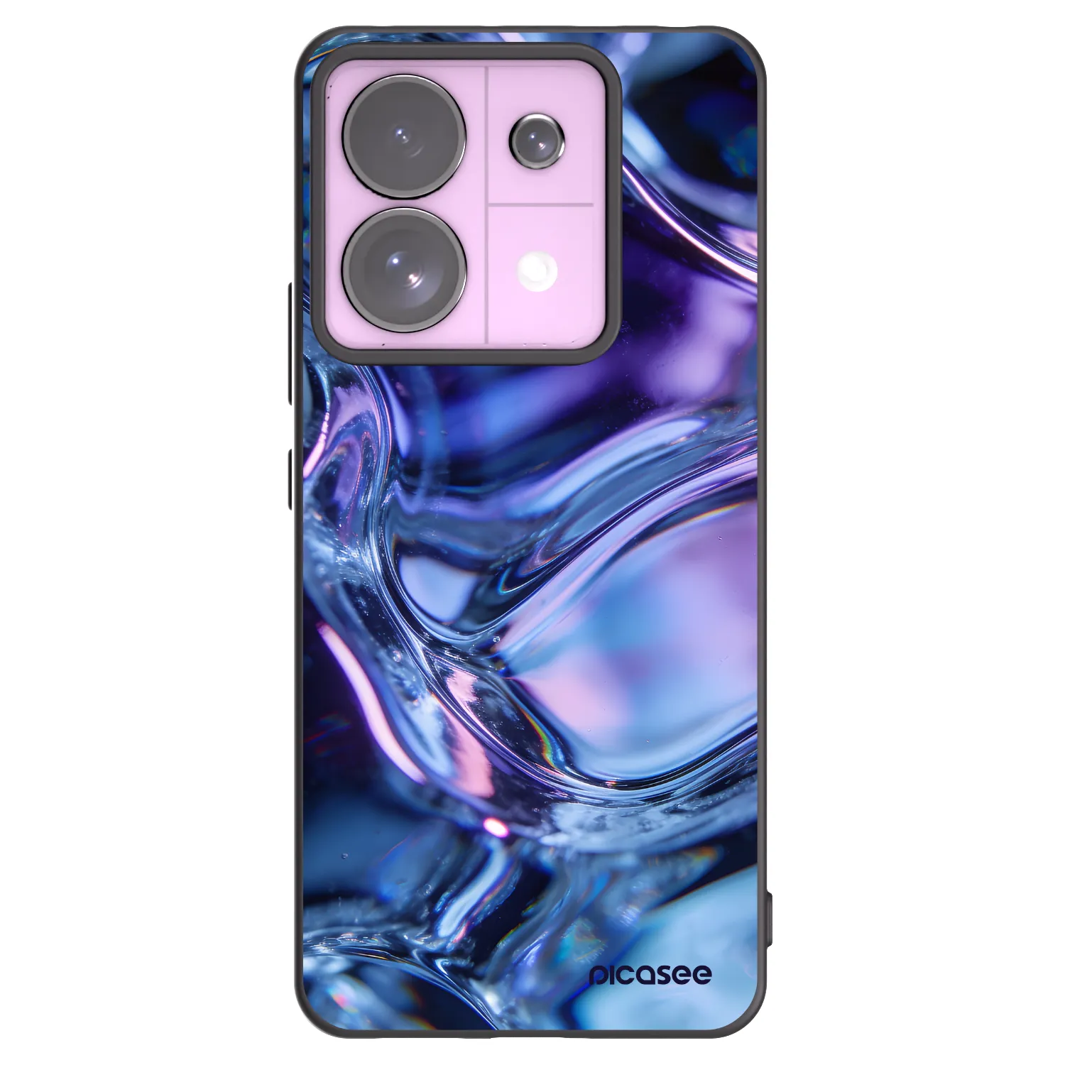 Picasee crna silikonska maskica za Xiaomi Redmi Note 13 Pro 5G - Iris liquid