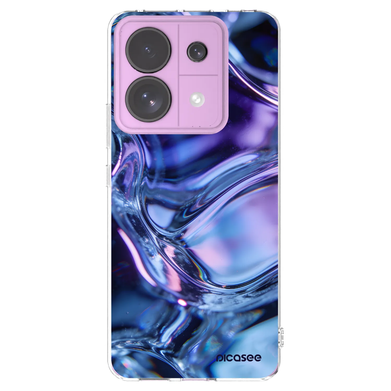 Picasee silikonska prozirna maskica za Xiaomi Redmi Note 13 Pro 5G - Iris liquid