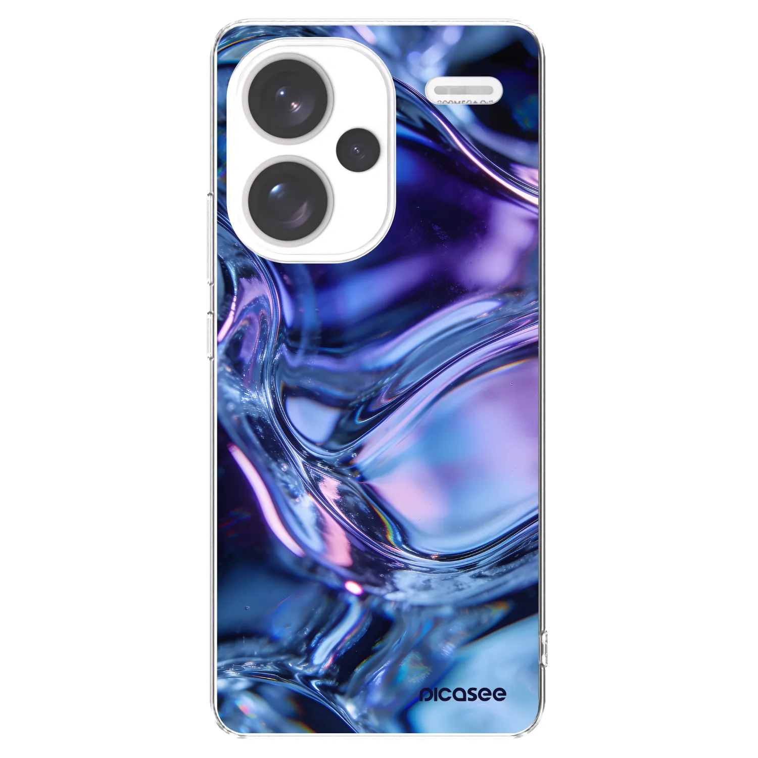 Picasee silikonska prozirna maskica za Xiaomi Redmi Note 13 Pro+ 5G - Iris liquid