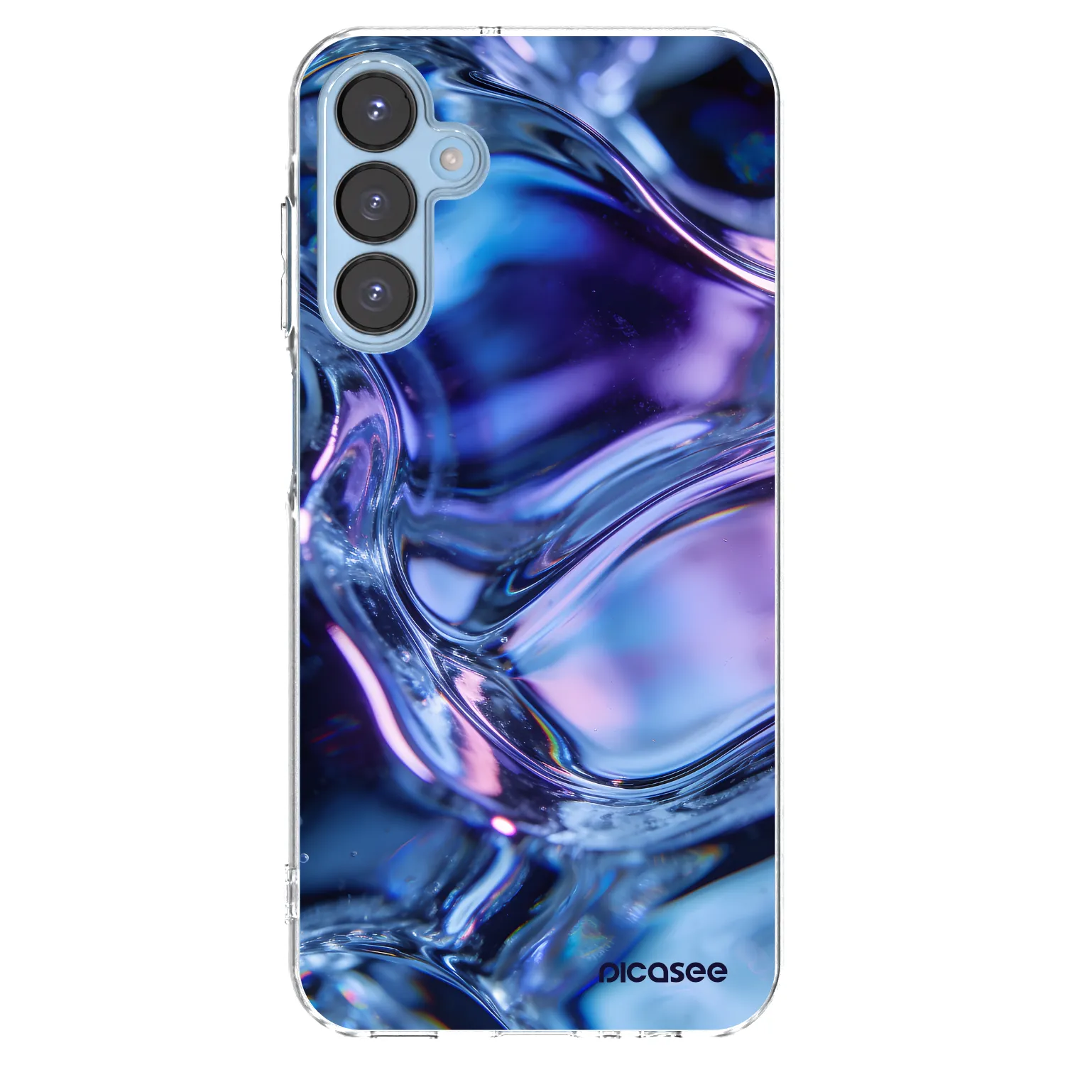 Picasee silikonska prozirna maskica za Samsung Galaxy A15 A156B 5G - Iris liquid