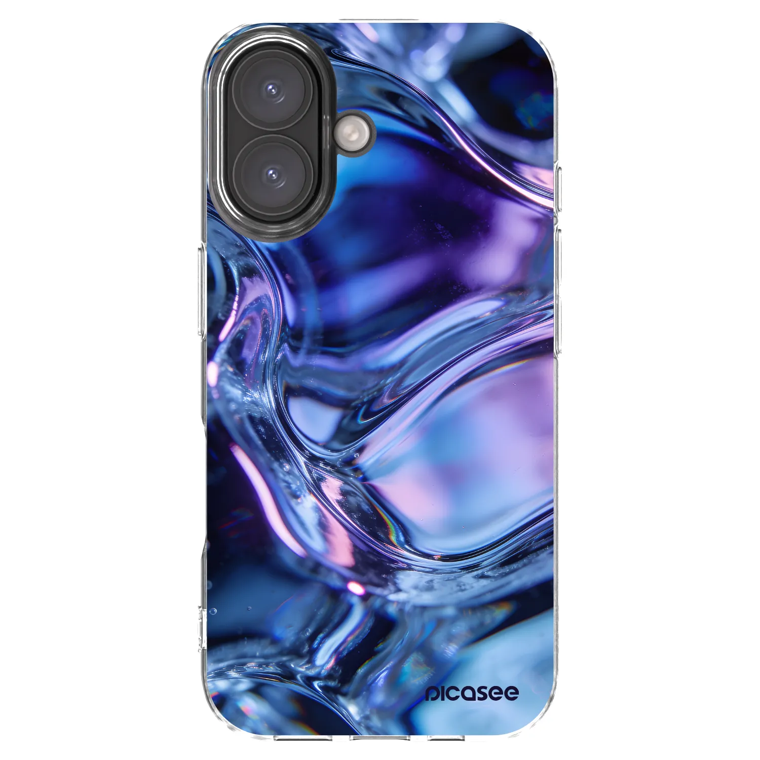 Picasee silikonska prozirna maskica za Apple iPhone 16 - Iris liquid