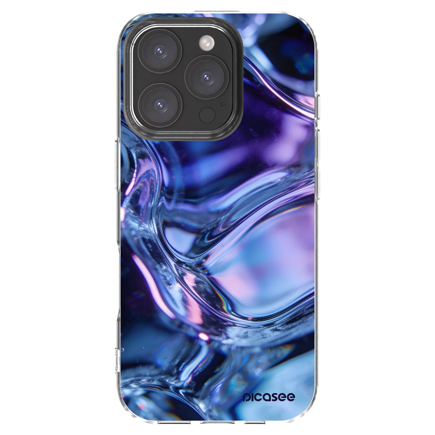 Picasee silikonska prozirna maskica za Apple iPhone 16 Pro - Iris liquid