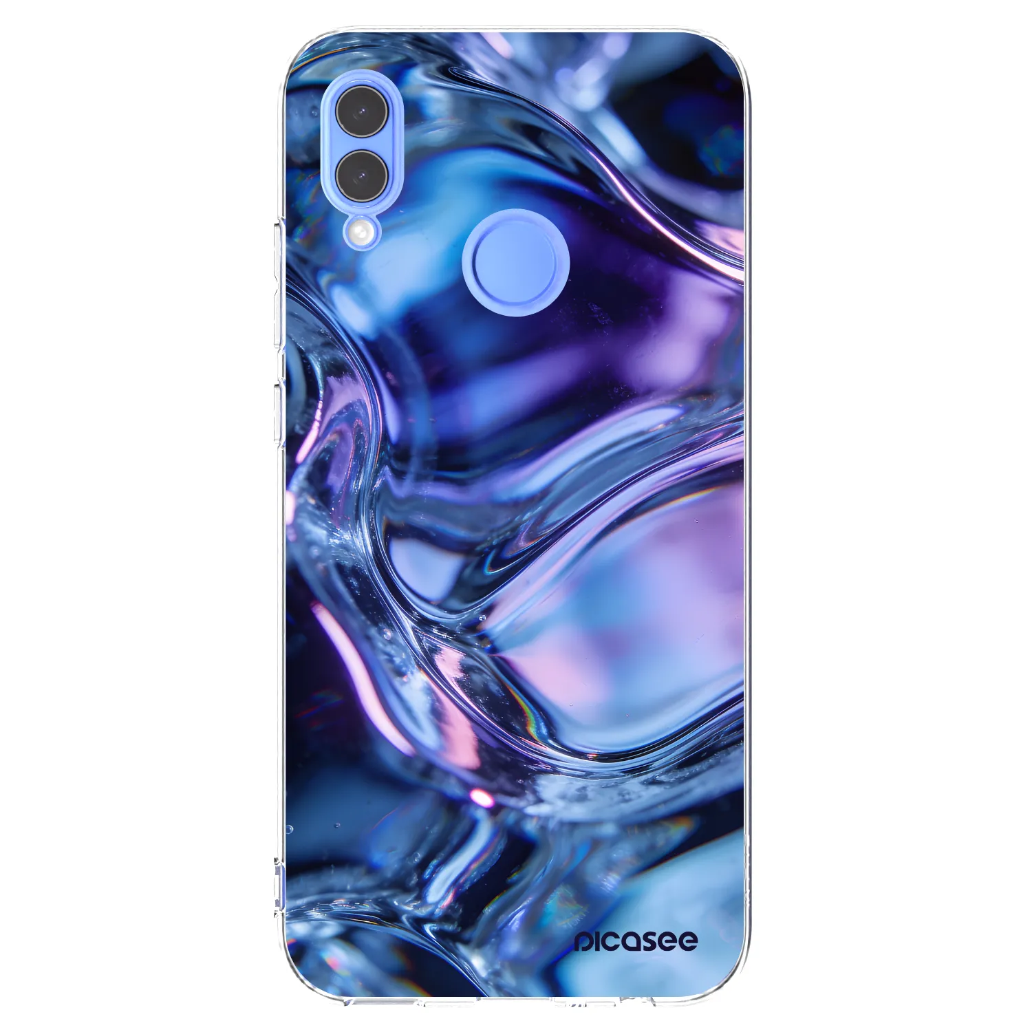 Picasee silikonska prozirna maskica za Honor 10 Lite - Iris liquid