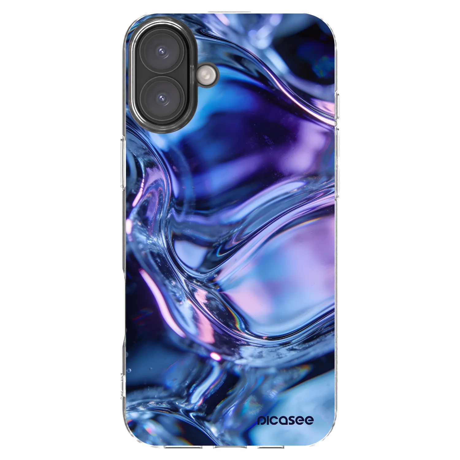 Picasee silikonska prozirna maskica za Apple iPhone 16 Plus - Iris liquid