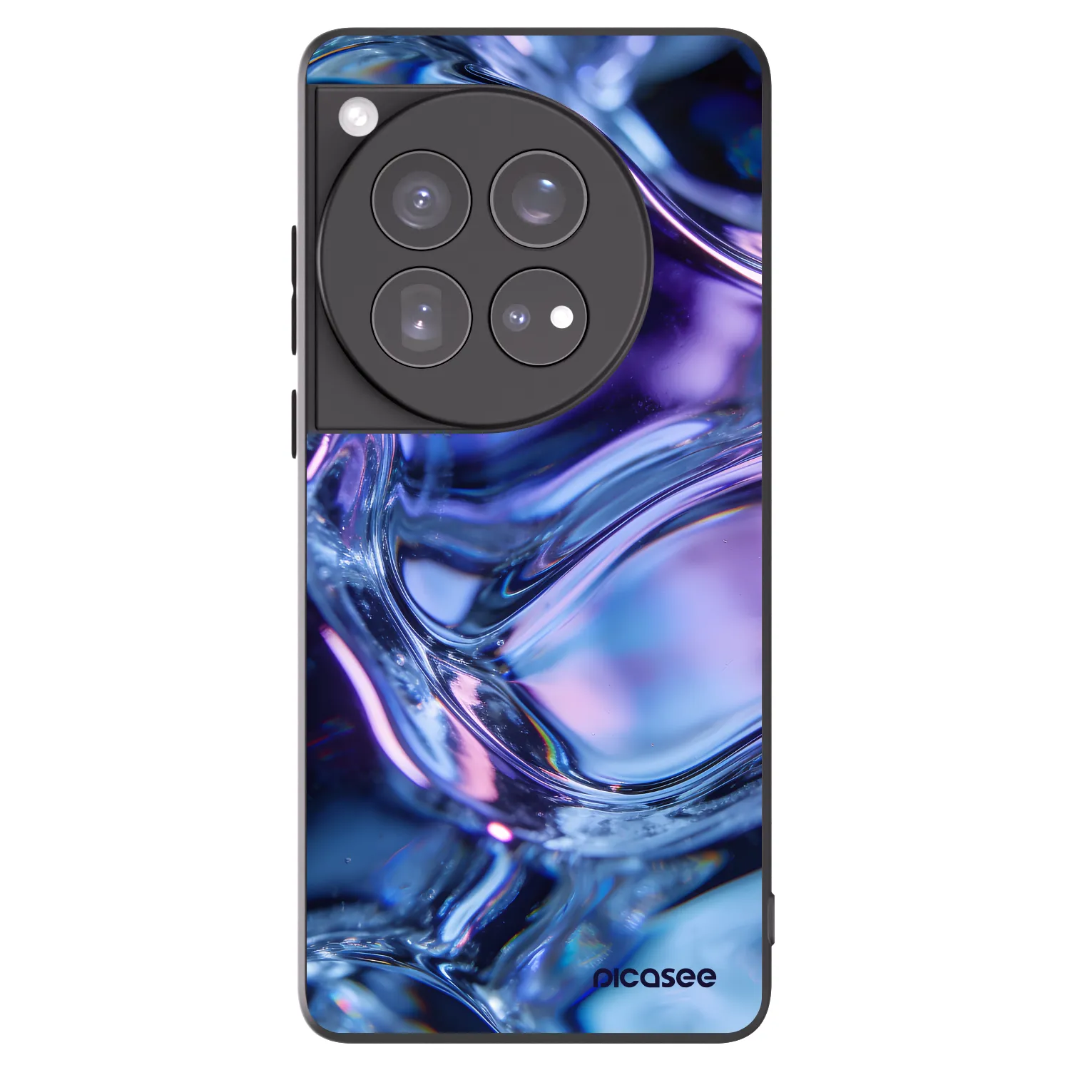 Picasee crna silikonska maskica za OnePlus 12 5G - Iris liquid